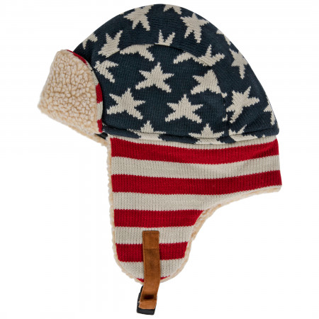 Americana USA Flag Winter Trooper Hat